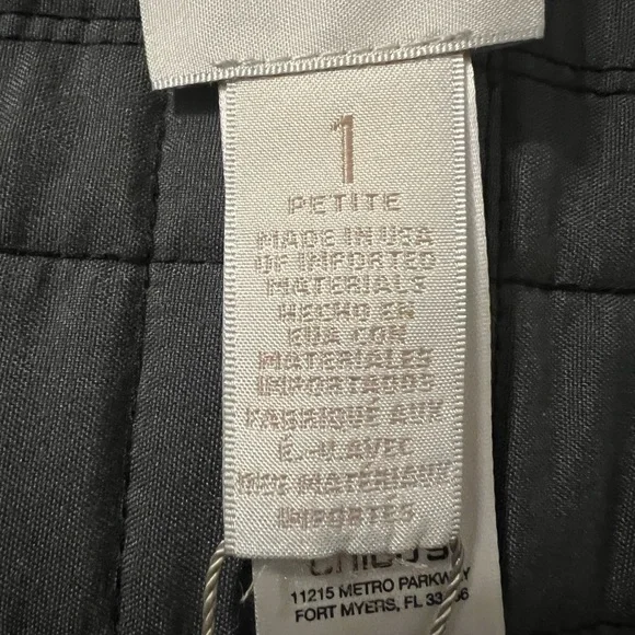 Three Ways to Wear It Dress by Chicos- Black, Petite size 1 equivalent to an 8P. - Picture 10 of 15